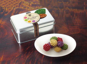 ４つの味のクッキー